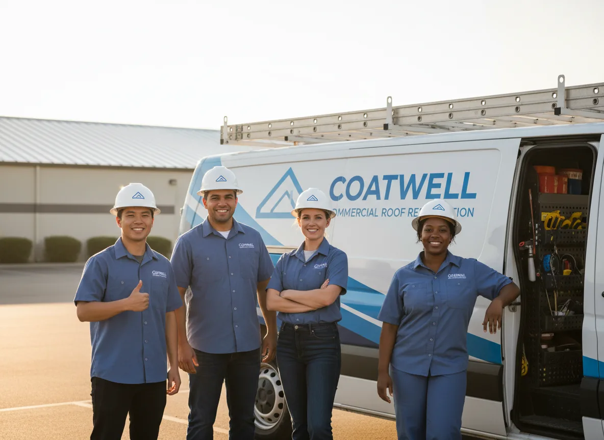 Commercial roof coating company in Oak Hall, VA